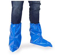 Blue Poly Booties - Pack of 25 pr