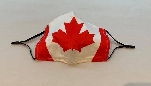 Deluxe Canadian Flag Mask
