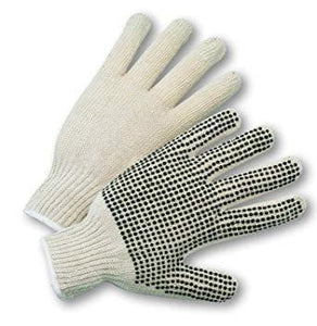 Cotton Gripper Gloves - 3 Pair Pack