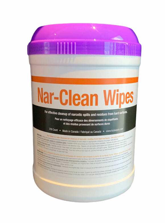 Nar-Clean Wipes - Opioid & Drug Cleaner