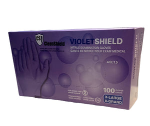 VioletShield Nitrile Gloves - 3.5 mil